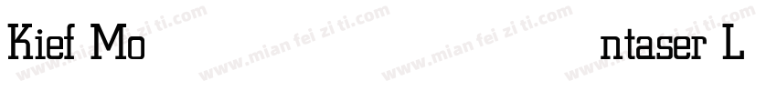 Kief Montaser Light字体转换